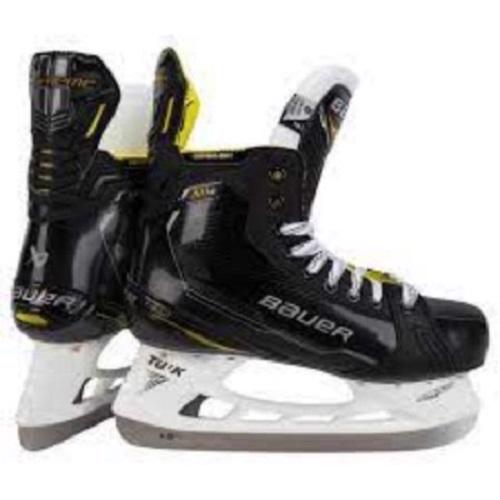 Product image - bestscooterstore.com  Step on the ice with confidence to perform. Constructed for developing performance driven athletes, the M4 skate features elite level fit options and high tech features that allow players to perform at a high level. Built with a composite material that's easy to flex, this skate is engineered to produce a strong, powerful stride. A Pro 48 oz. Felt Tongue with injected metatarsal guard compresses